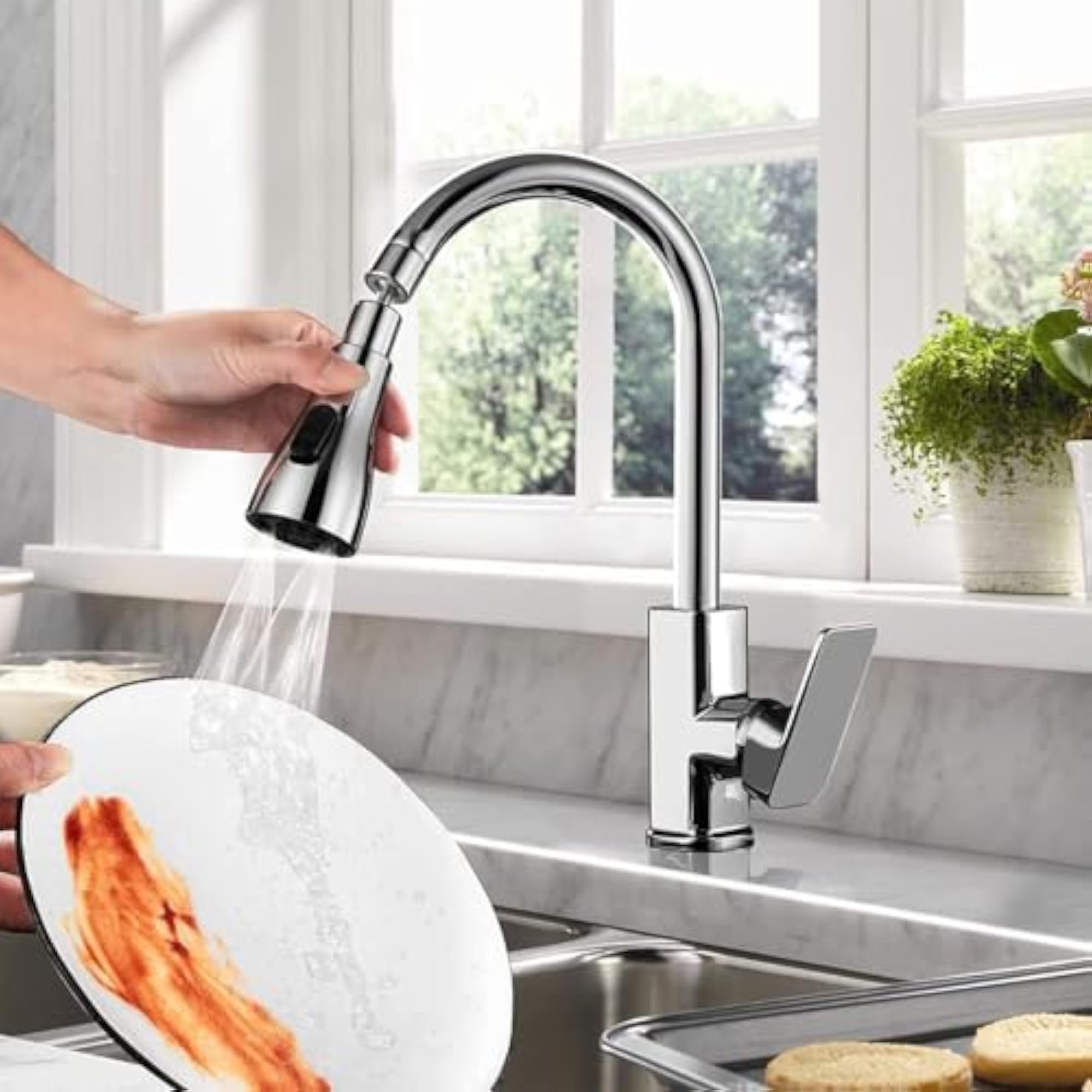 Flexible Tap Extender for Kitchen Sink